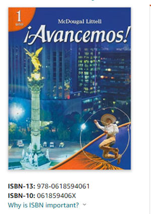 Spanish I Textbook